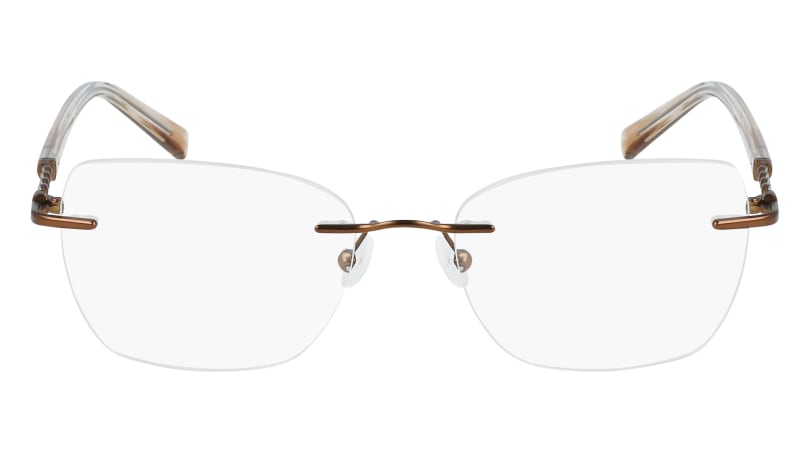 Airlock CHARMED 203 Eyeglasses 201 Semi Matte Brown 52mm
