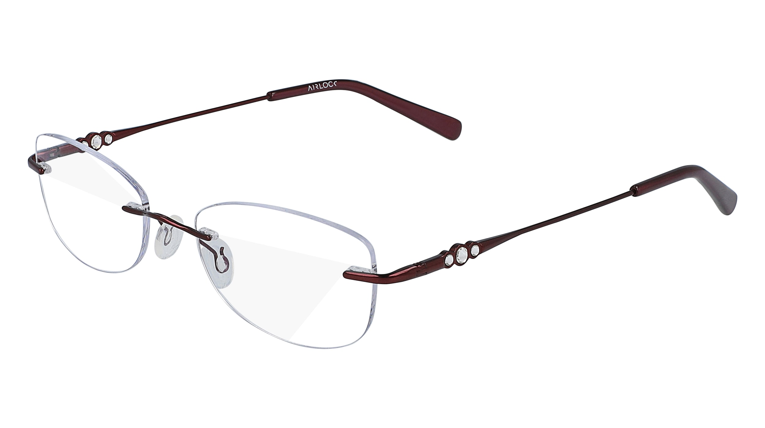 Airlock EMBRACE 202 Eyeglasses 604 Burgundy 49mm