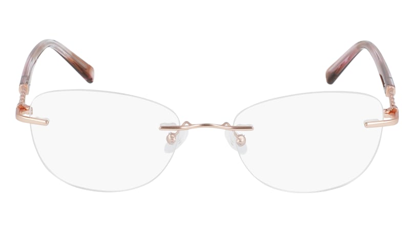 Airlock CHARMED 200 Eyeglasses 770 Semi Matte Rose Gold 52mm