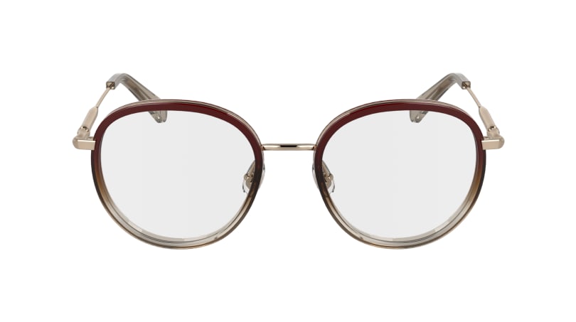 Longchamp LO2168 Eyeglasses 772 Rose Gold/Gradient Burgundy 51mm