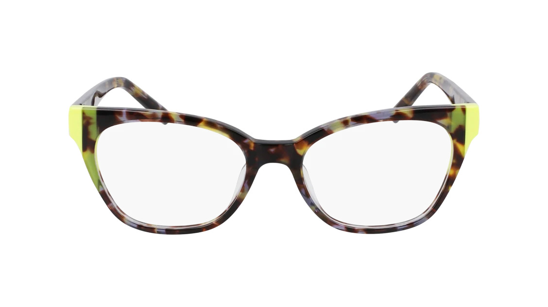 Dkny DK5058 Eyeglasses 214 Charcoal Tokyo Tortoise/Citron 52mm