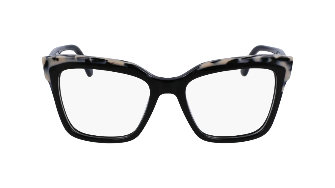 Karl Lagerfeld KL6130 Eyeglasses 013 Black/Marble 52mm