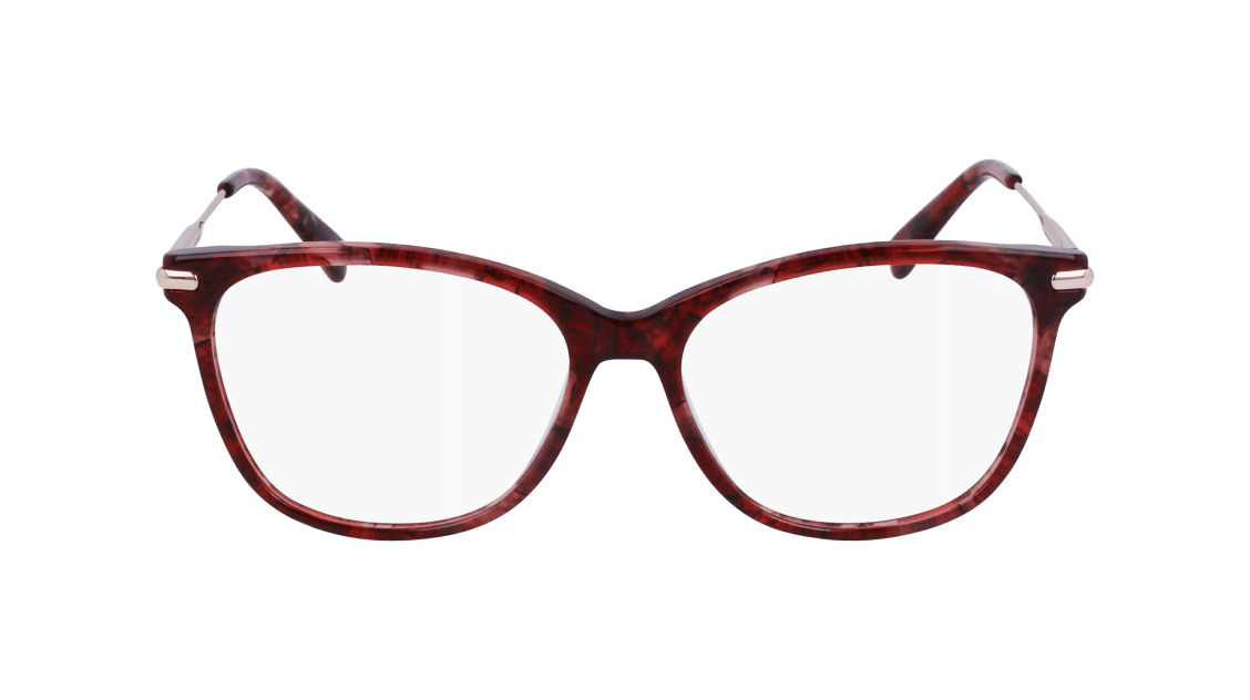 Longchamp LO2691 Eyeglasses 237 Textured Red/Brown 51mm