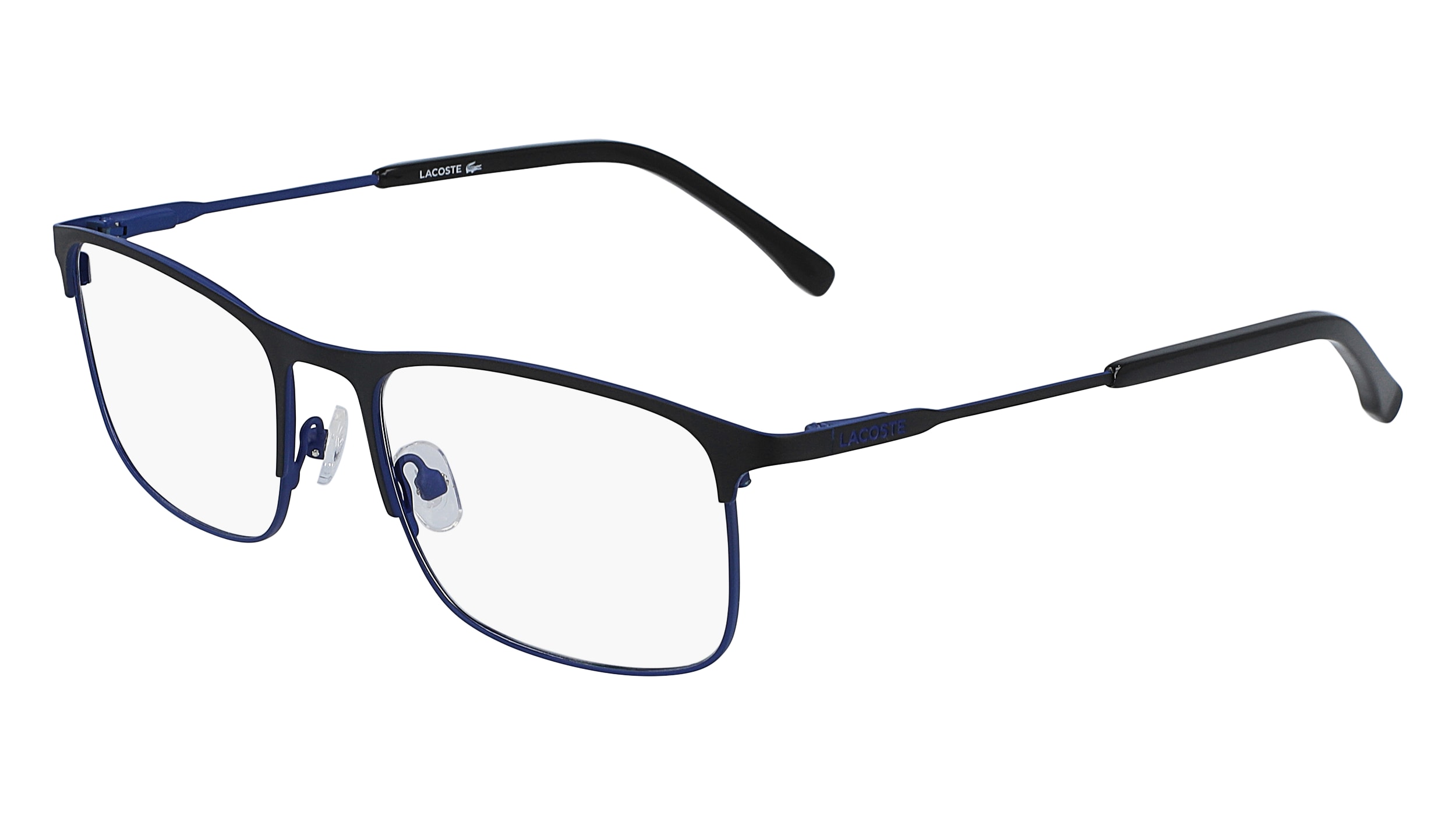 Lacoste L2252 Eyeglasses 001 Matte Black/Blue 54mm