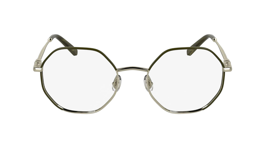Longchamp LO2166 Eyeglasses 708 Gold/Khaki 51mm