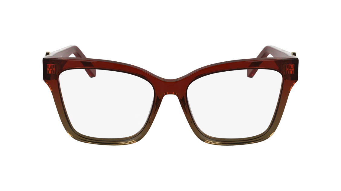 Longchamp LO2761 Eyeglasses 609 Transparent Gradient Red/Brown 53mm