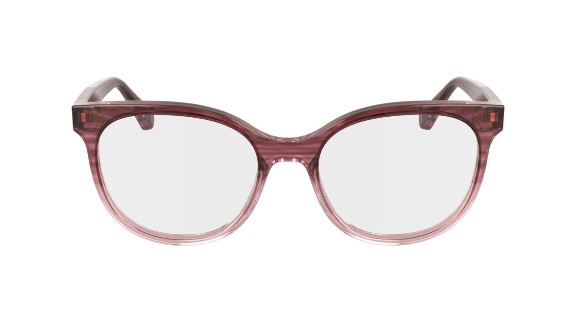 Longchamp LO2756 Eyeglasses 605 Striped Dark Red 52mm