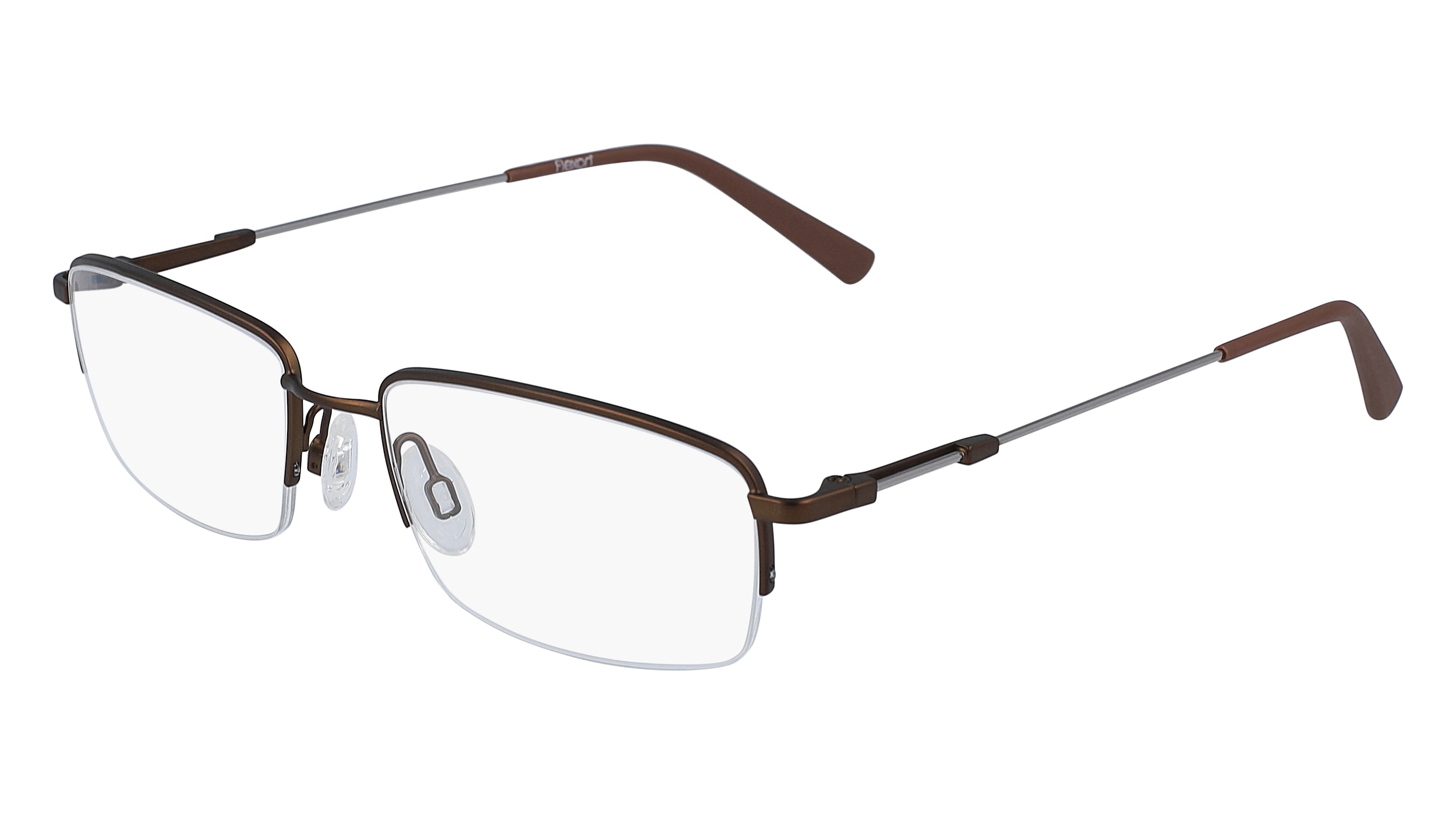 Flexon H6000 Eyeglasses 210 Brown 53mm