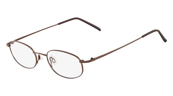 Flexon 609 Eyeglasses 200 Shiny Brown 50mm