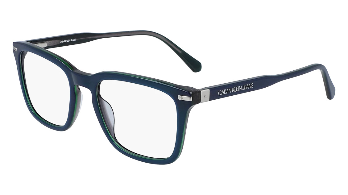 Calvin Klein Jeans CKJ20512 Eyeglasses 414 Navy/Crystal Smoke 53mm