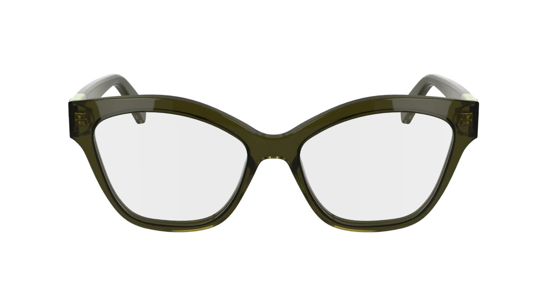 Longchamp LO2755 Eyeglasses 300 Transparent Green 53mm