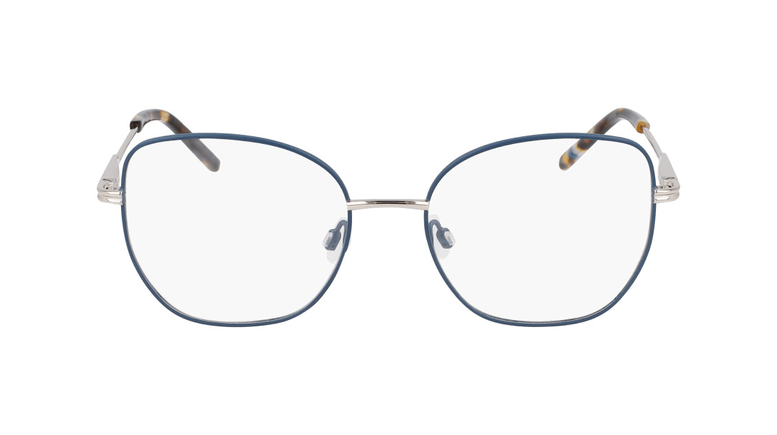 Dkny DK1034 Eyeglasses 440 Teal/Silver 51mm
