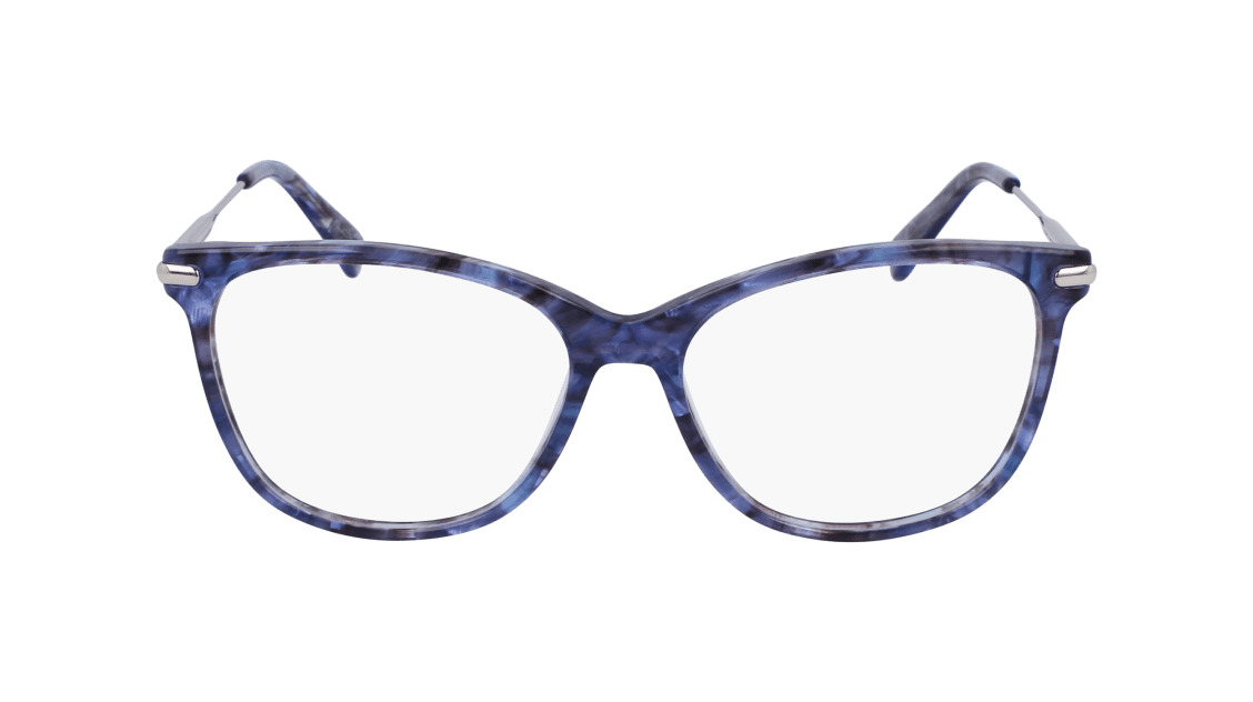 Longchamp LO2691 Eyeglasses 406 Textured Blue/Grey 54mm