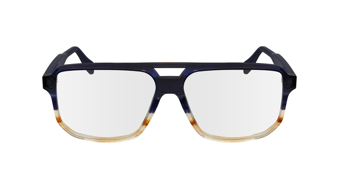 Karl Lagerfeld KL6156 Eyeglasses 424 Blue/Striped Brown mm