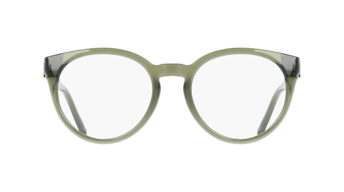 Ferragamo SF3032E Eyeglasses 320 Transparent Khaki 51mm