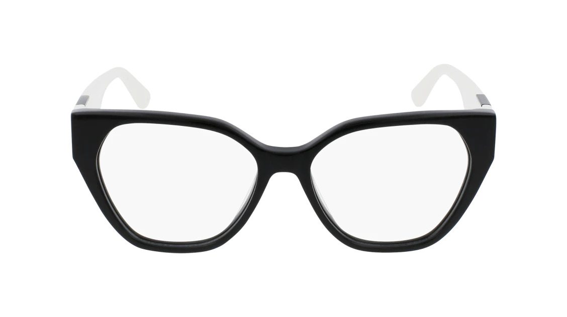 Karl Lagerfeld KL6053 Eyeglasses 004 Black/White mm