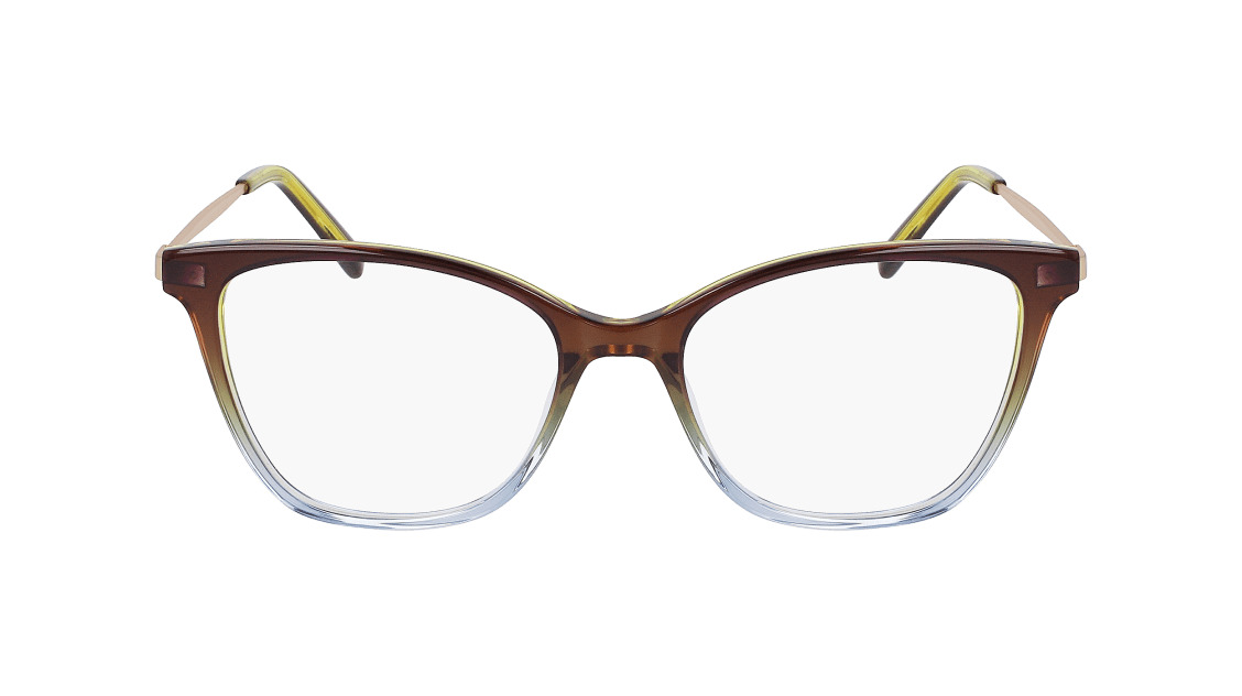 Dkny DK7010 Eyeglasses 343 Crystal Moss/Blue Gradient 53mm