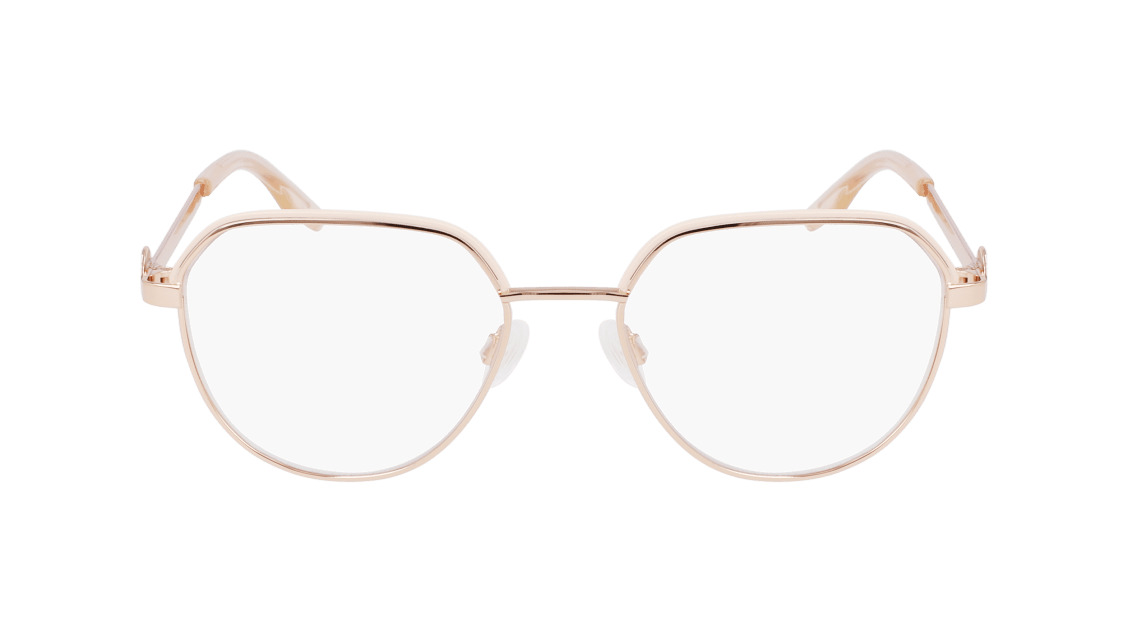 Converse CV1028 Eyeglasses 780 Shiny Rose Gold/Light Dune 51mm