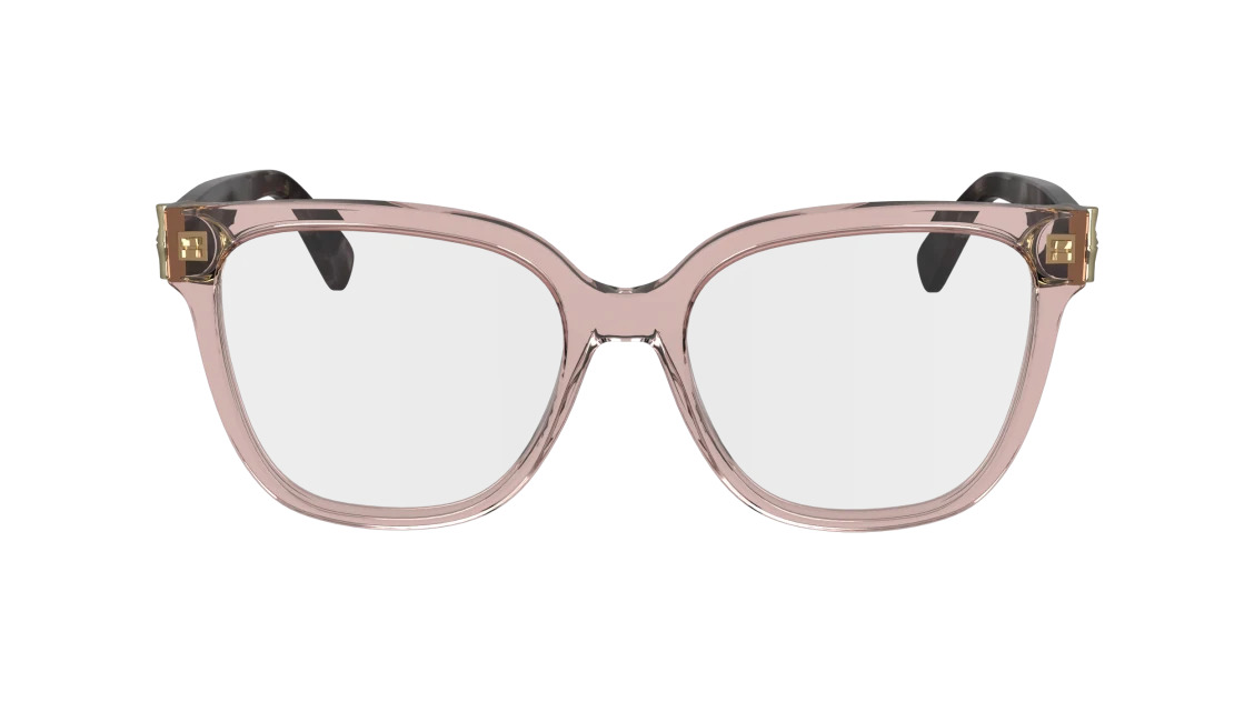 Longchamp LO2745 Eyeglasses 690 Transparent Rose/Havana 54mm