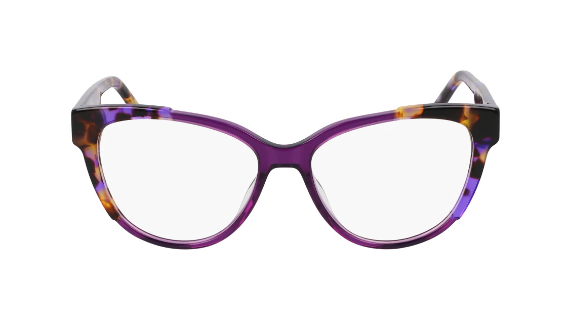 Dkny DK5073 Eyeglasses 520 Amethyst Crystal/Violet Tortoi 52mm