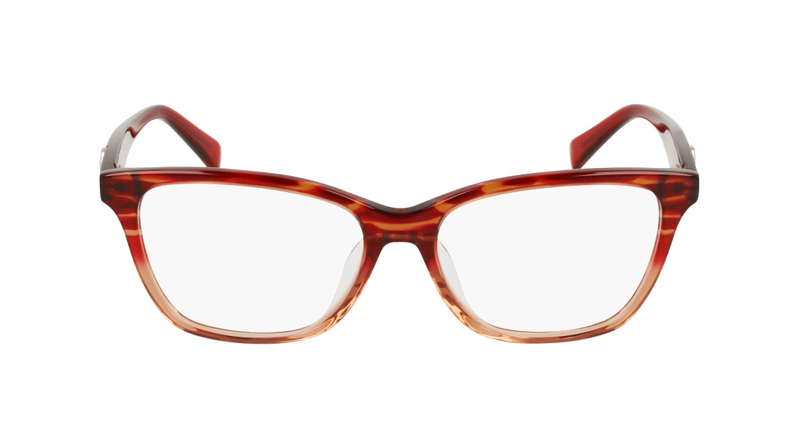 Longchamp LO2744LB Eyeglasses 606 Textured Red 55mm