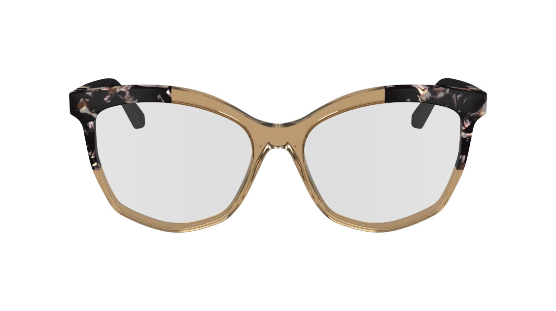 Karl Lagerfeld KL6154 Eyeglasses 245 Brown/Marble Brown 55mm