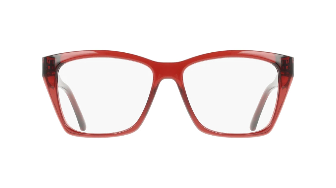 Ferragamo SF3030E Eyeglasses 616 Transparent Red 54mm