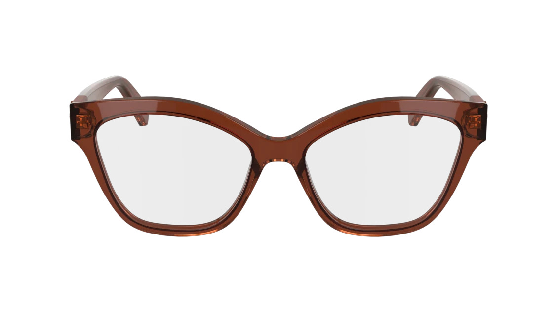 Longchamp LO2755 Eyeglasses 600 Transparent Red 53mm