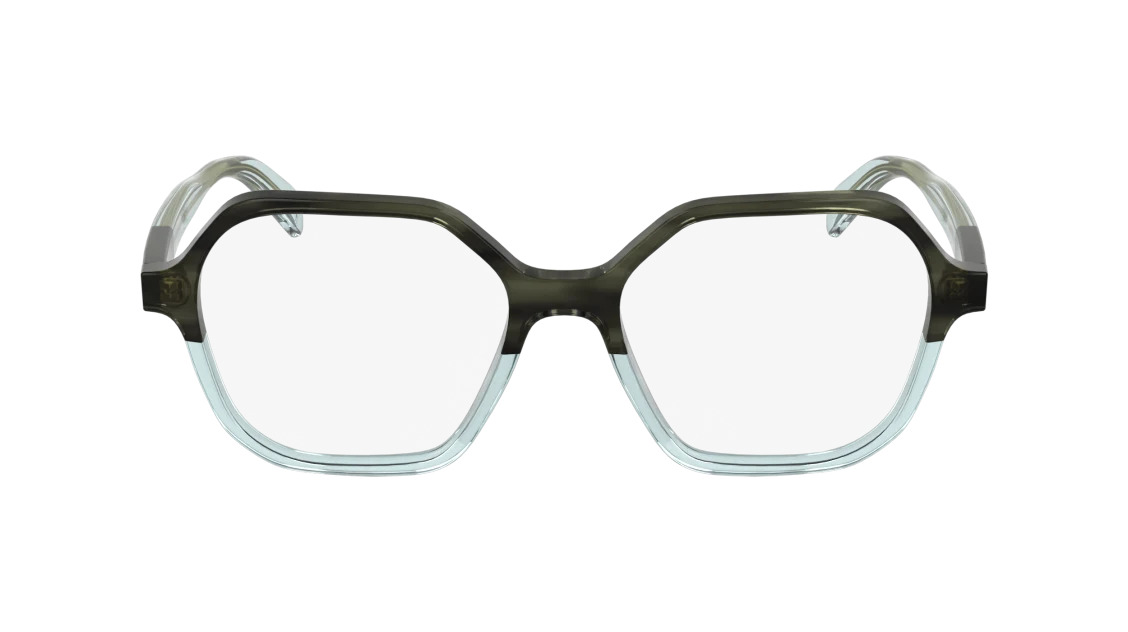 Longchamp LO2740 Eyeglasses 214 Striped Brown/Azure 53mm