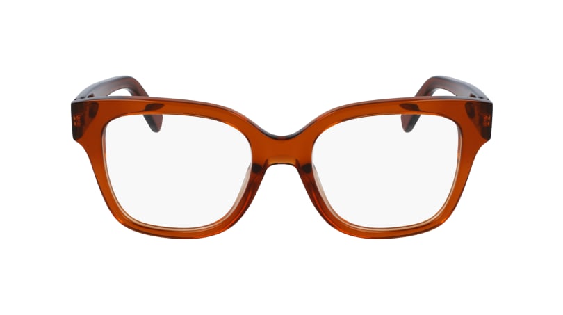 Ferragamo SF2952N Eyeglasses 261 Transparent Caramel mm