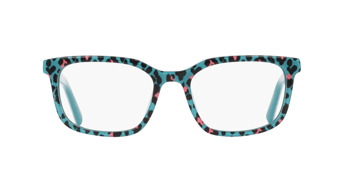 Lenton And Rusby LRK1006 Eyeglasses 440 Teal Leopard 47mm