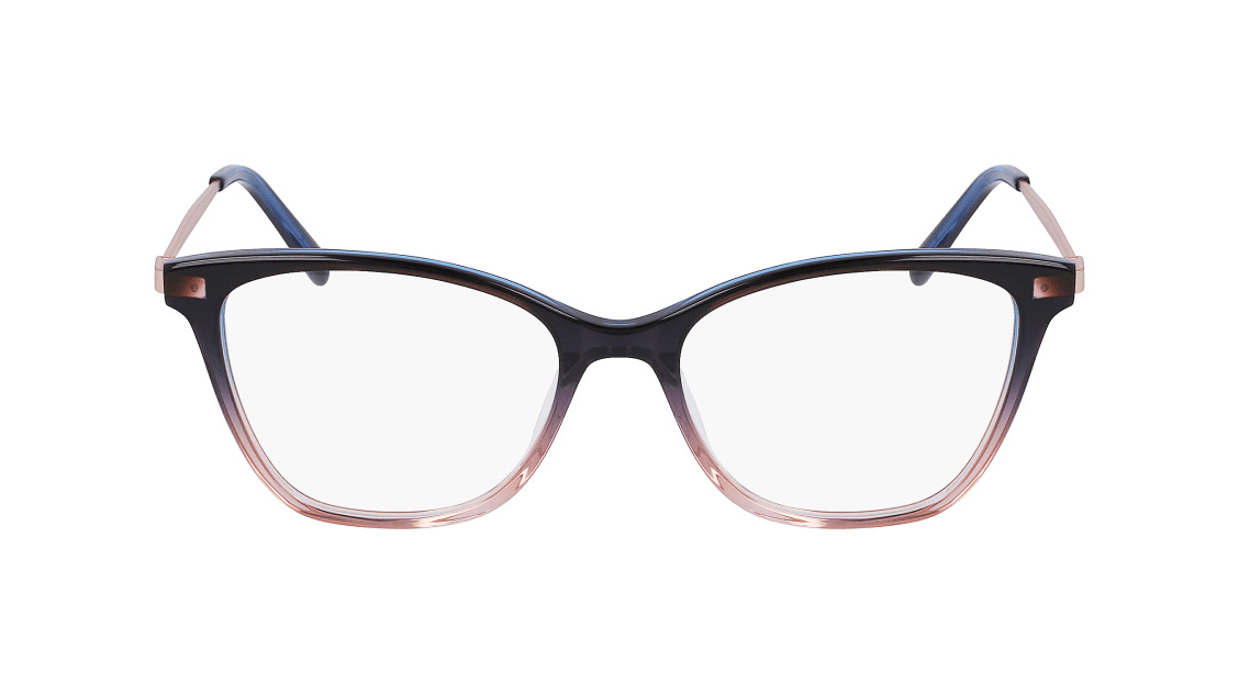 Dkny DK7010 Eyeglasses 480 Crystal Navy/Peach Gradient 53mm
