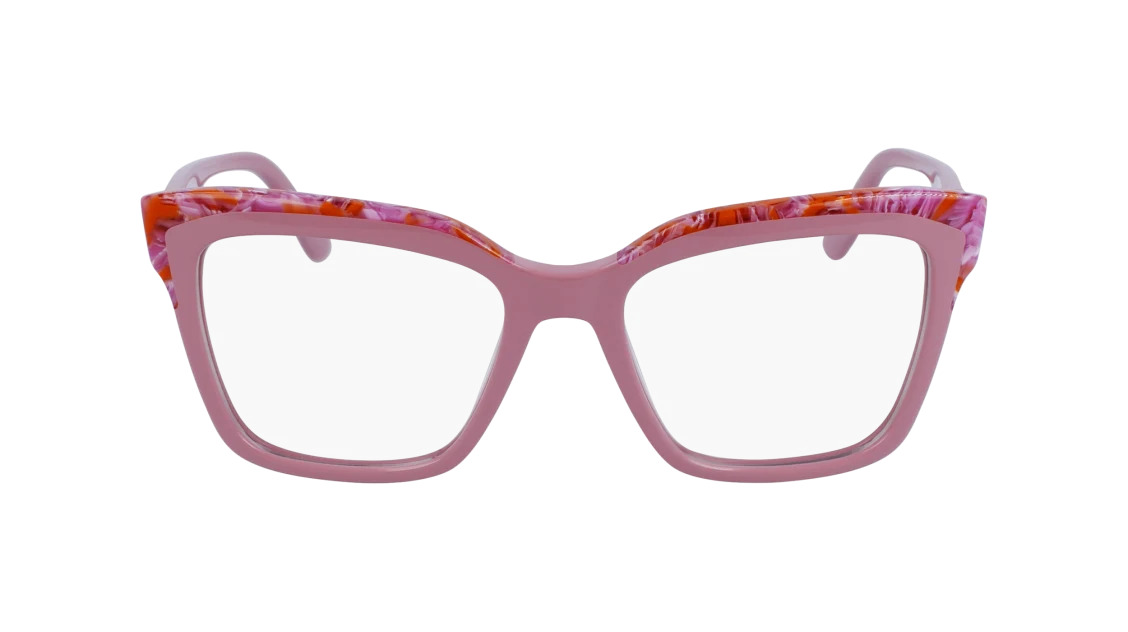 Karl Lagerfeld KL6130 Eyeglasses 618 Rose/Marble 52mm