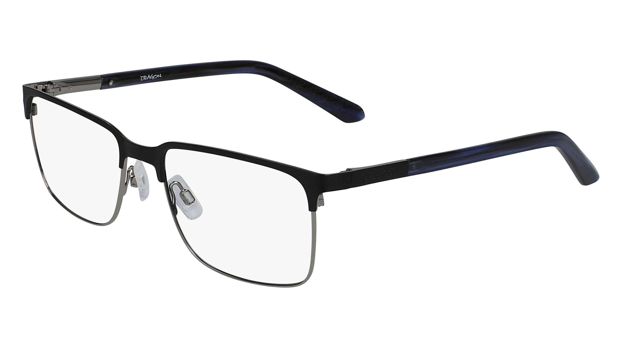 Dragon DR2015 Eyeglasses 002 Matte Black/Navy Horn 57mm