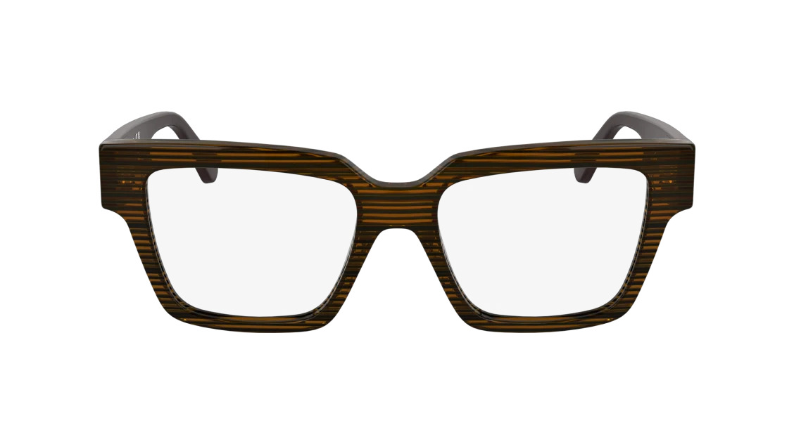 Karl Lagerfeld KL6196 Eyeglasses 212 Striped Brown 53mm