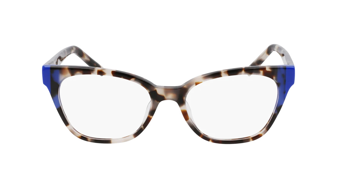 Dkny DK5058 Eyeglasses 275 Bone Tortoise/Cobalt 52mm