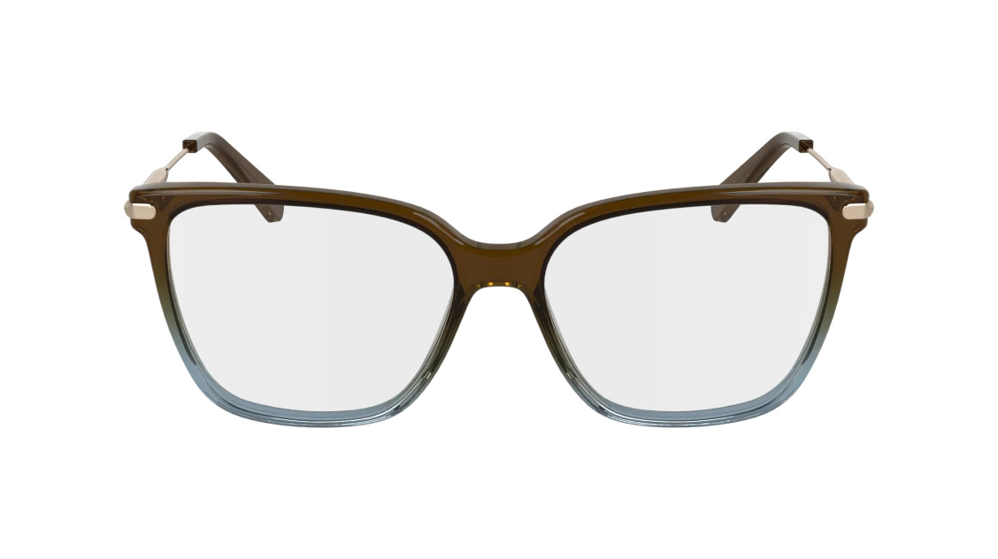 Longchamp LO2751 Eyeglasses 208 Transparent Brown/Azure 54mm