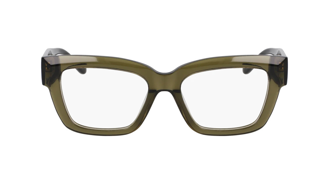 Donna Karan DO5014 Eyeglasses 315 Olive Crystal 53mm