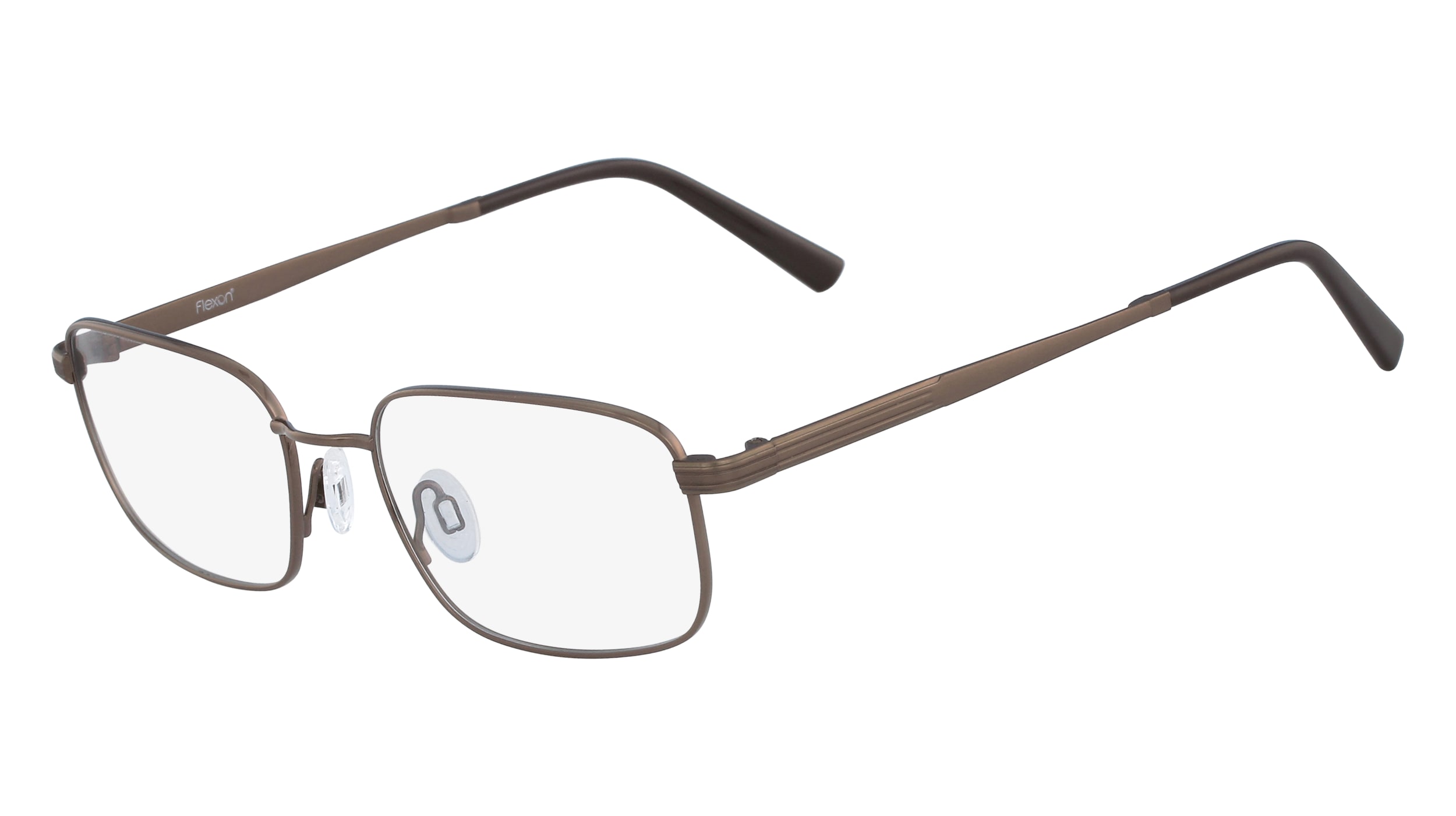 Flexon COLLINS 600 Eyeglasses 210 Brown 55mm