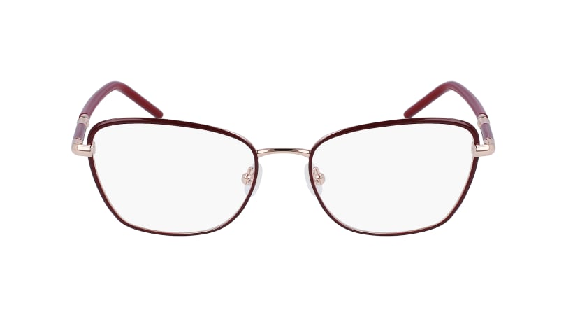 Longchamp LO2155 Eyeglasses 772 Rose Gold/Burgundy 53mm