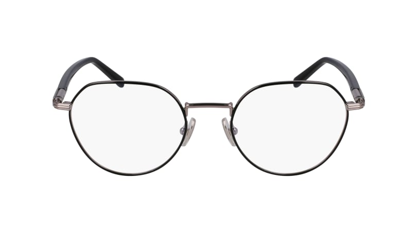 Ferragamo SF2233 Eyeglasses 081 Light Ruthenium/Black mm
