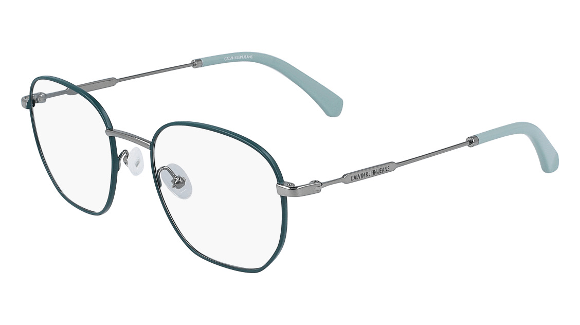 Calvin Klein Jeans CKJ20101 Eyeglasses 431 Satin Dark Teal 50mm
