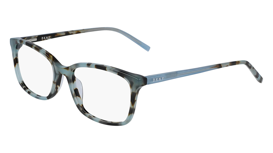 Dkny DK5008 Eyeglasses 320 Teal Tortoise 52mm