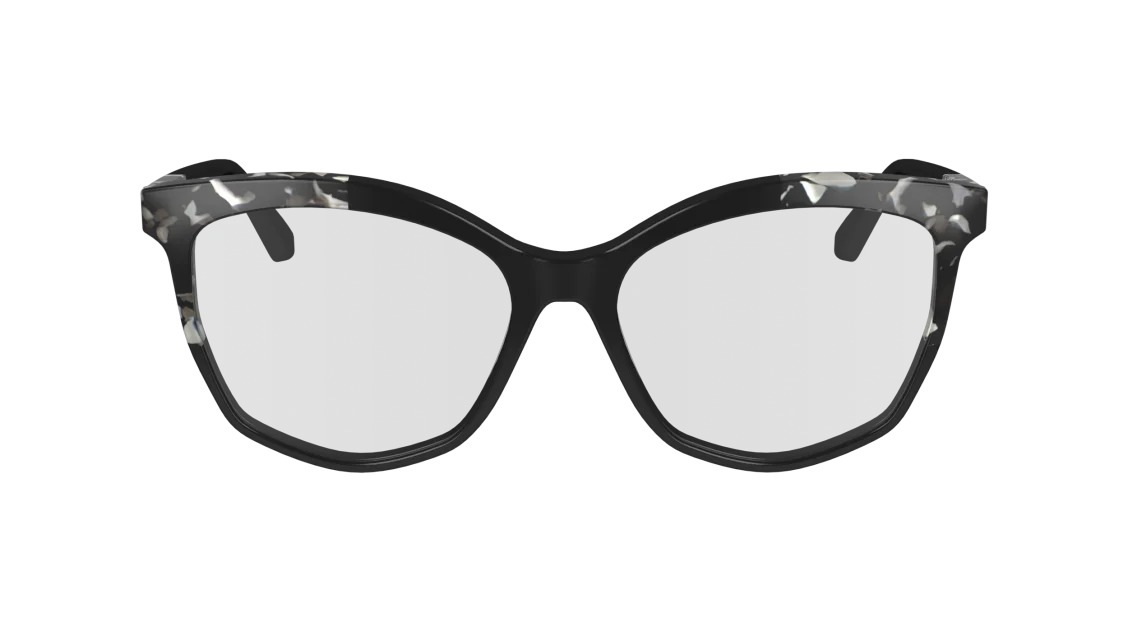 Karl Lagerfeld KL6154 Eyeglasses 013 Black/Marble Black 55mm