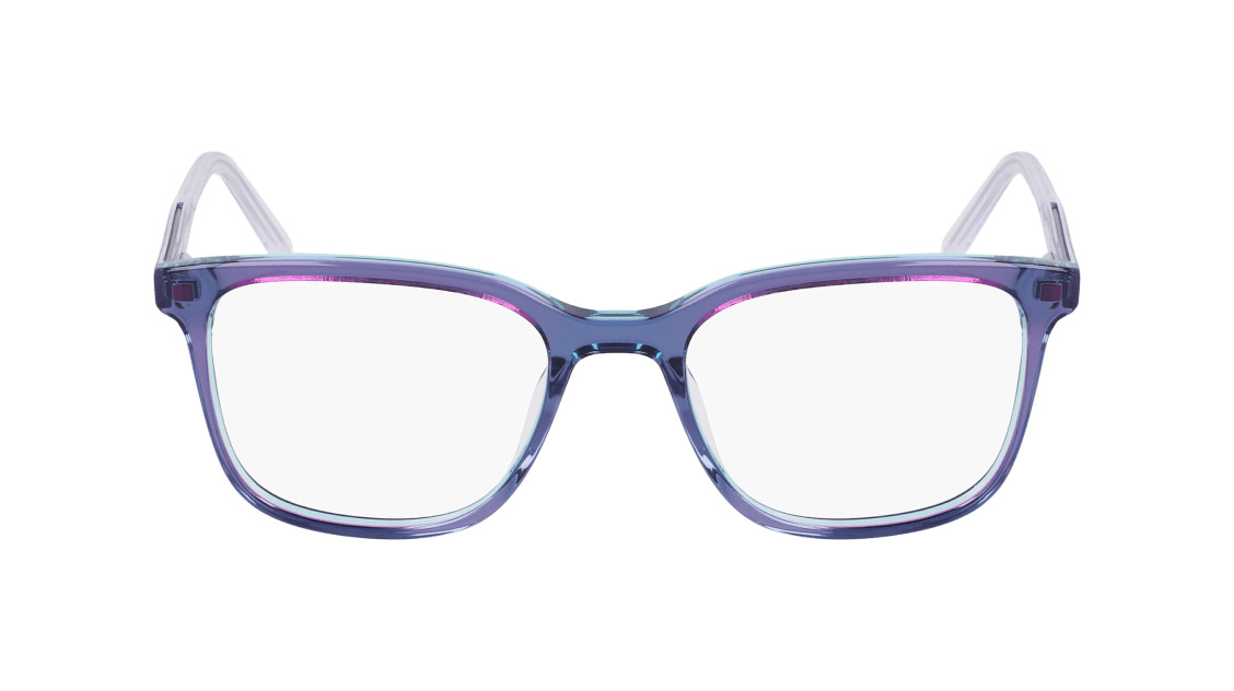 Dkny DK5065 Eyeglasses 400 Crystal Blue Laminate 52mm