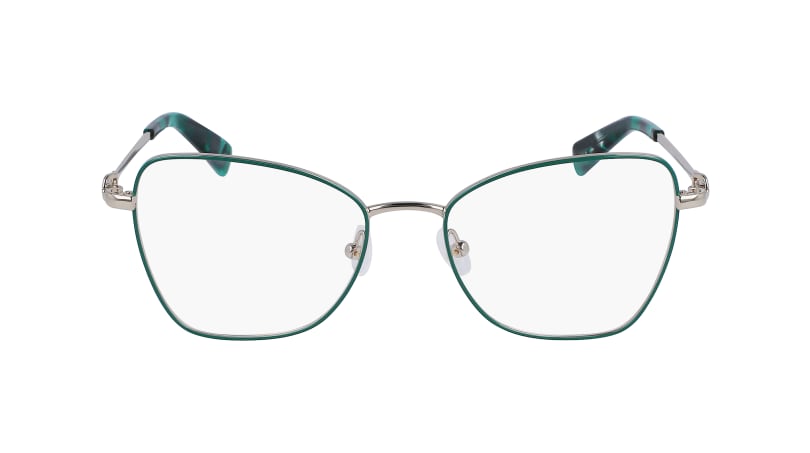Longchamp LO2157 Eyeglasses 711 Gold/Green 52mm