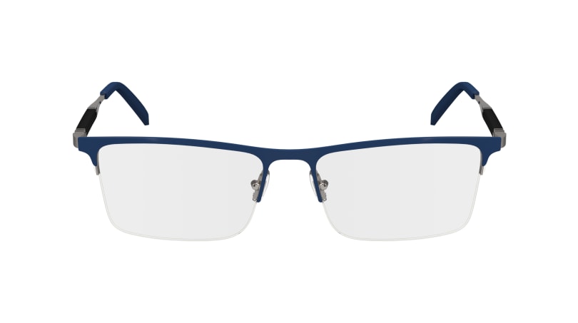 Ferragamo SF2586 Eyeglasses 463 Blue/Light Ruthenium mm