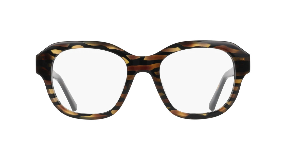 Donna Karan DO5019 Eyeglasses 233 Crystal Brown Horn 51mm