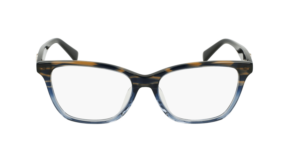 Longchamp LO2744LB Eyeglasses 406 Textured Blue 55mm