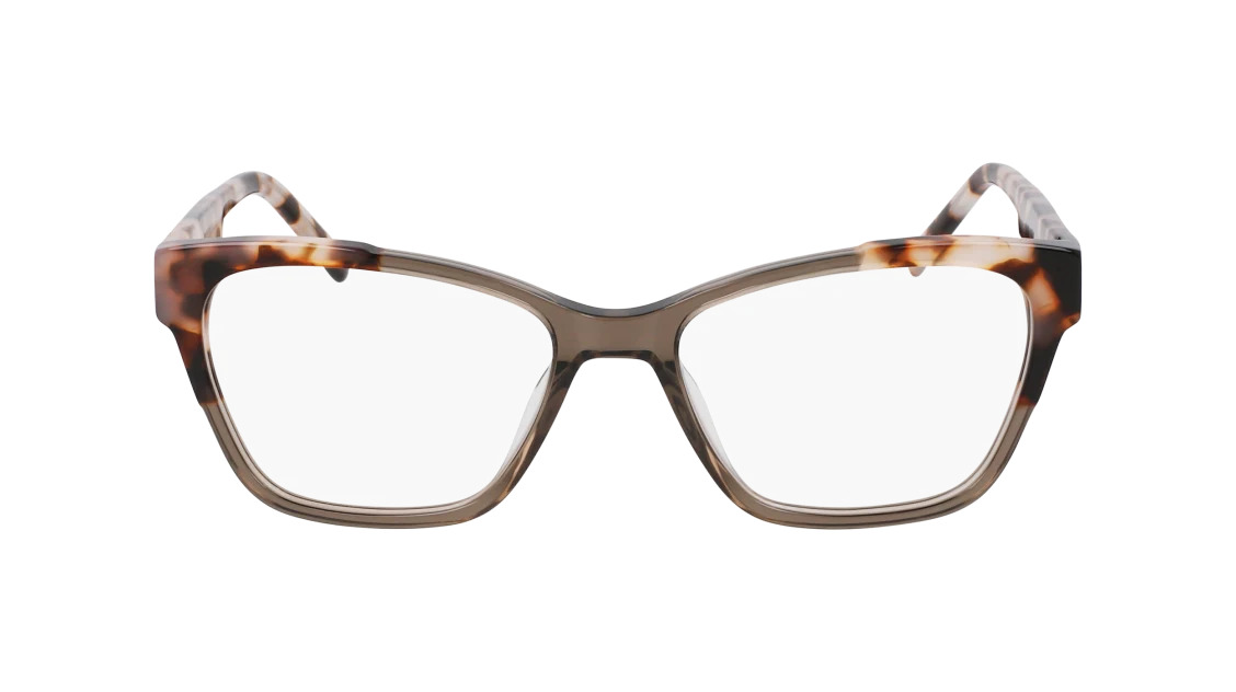 Dkny DK5072 Eyeglasses 015 Smoke Crystal/Milk Tortoise 54mm